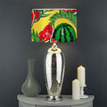 Leaf Watermelon Pieces Pattern Print Drum Lamp Shade