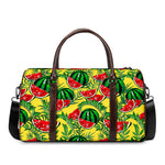 Leaf Watermelon Pieces Pattern Print Duffle Bag
