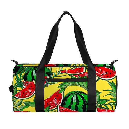 Leaf Watermelon Pieces Pattern Print Gym Bag