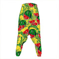 Leaf Watermelon Pieces Pattern Print Hammer Pants
