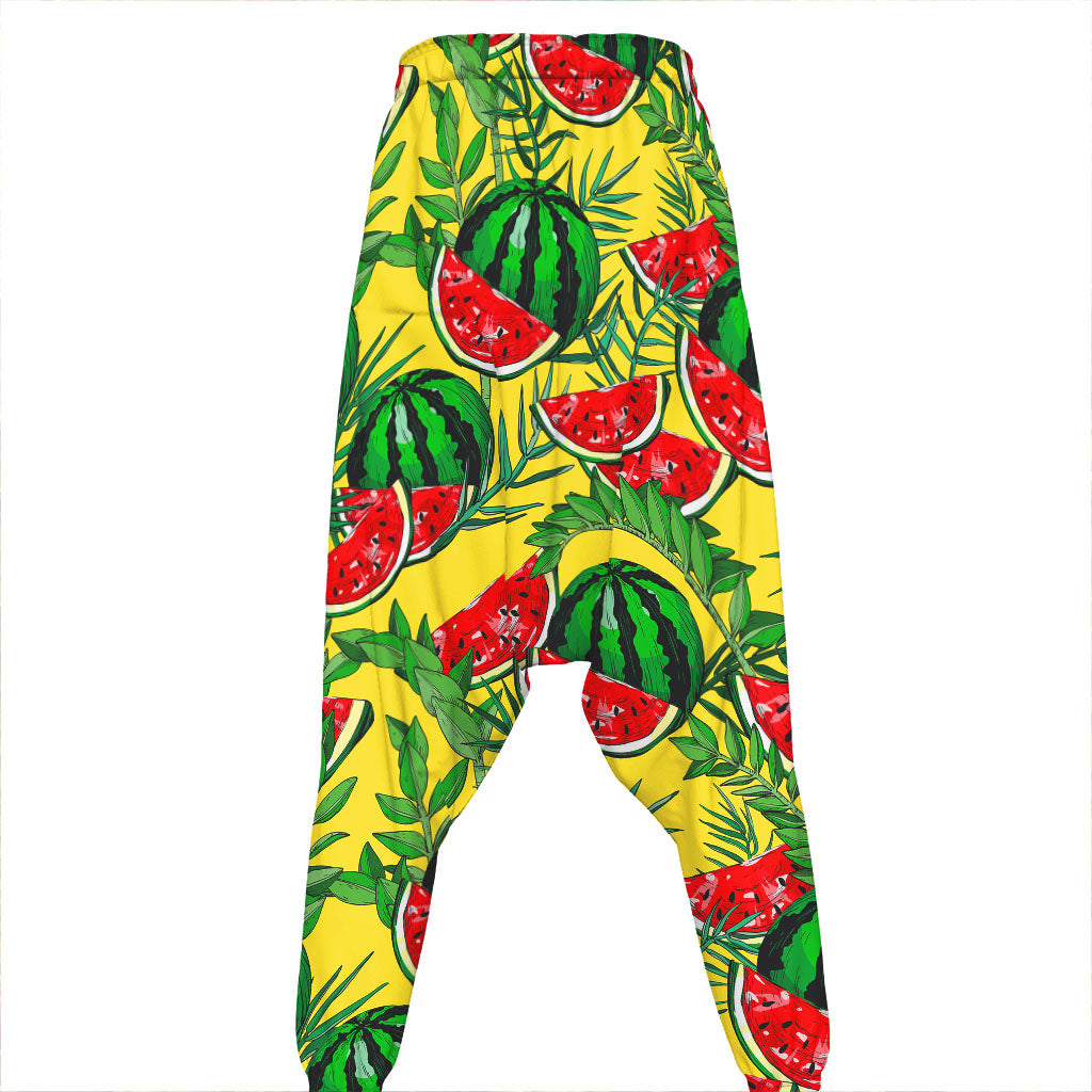 Leaf Watermelon Pieces Pattern Print Hammer Pants