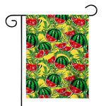 Leaf Watermelon Pieces Pattern Print House Flag