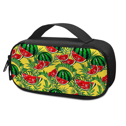 Leaf Watermelon Pieces Pattern Print Insulin Cooler Travel Case