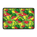 Leaf Watermelon Pieces Pattern Print Kitchen Mat