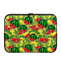 Leaf Watermelon Pieces Pattern Print Laptop Sleeve