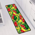 Leaf Watermelon Pieces Pattern Print Long Kitchen Mat