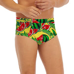 Leaf Watermelon Pieces Pattern Print Men's Briefs