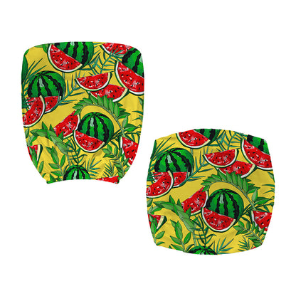 Leaf Watermelon Pieces Pattern Print Office Chair Cover