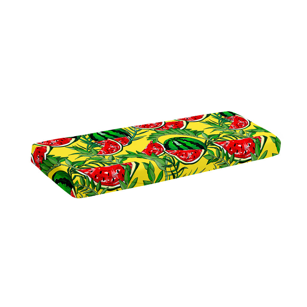 Leaf Watermelon Pieces Pattern Print Piano Keyboard Cover