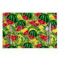 Leaf Watermelon Pieces Pattern Print Placemat