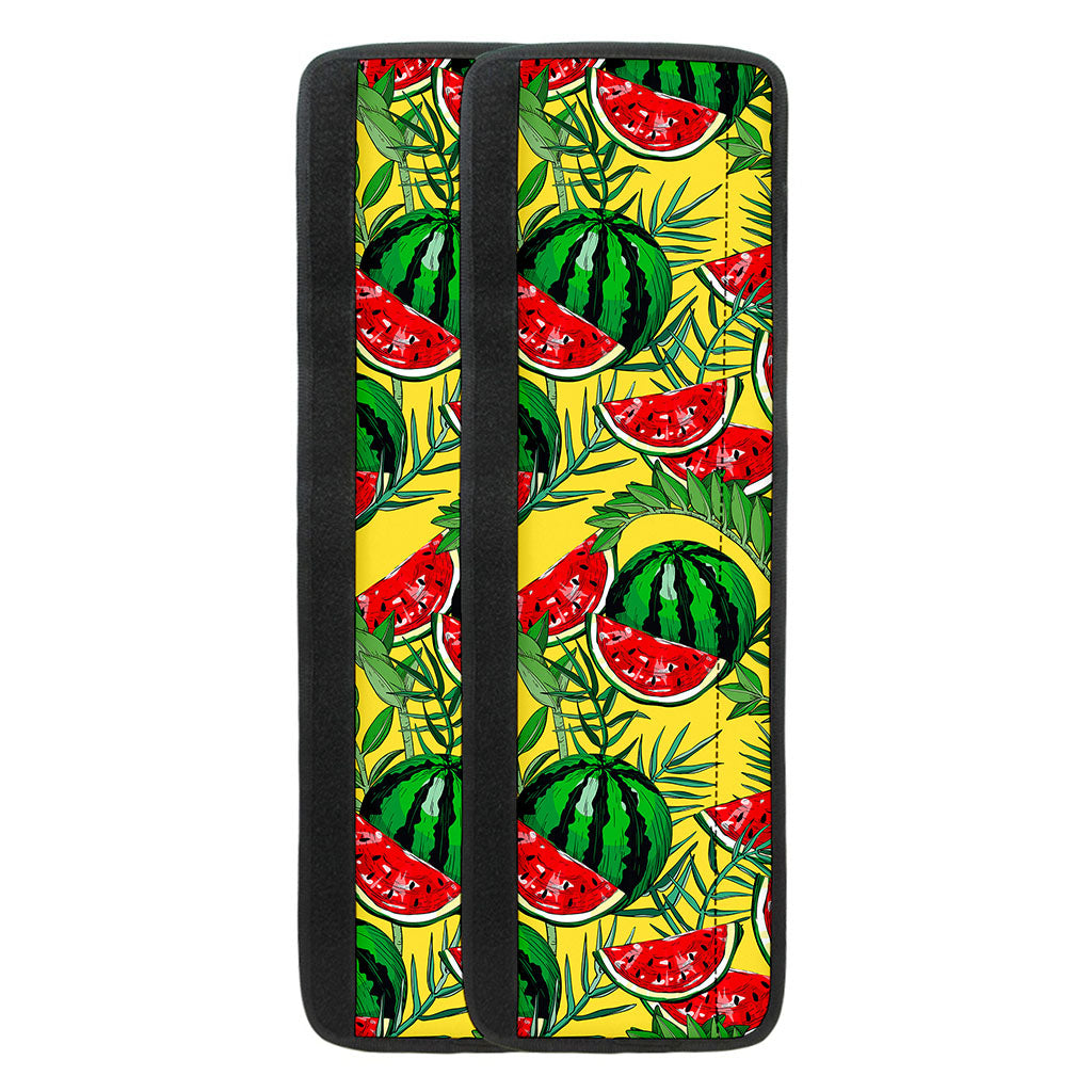 Leaf Watermelon Pieces Pattern Print Refrigerator Handle Covers