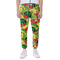 Leaf Watermelon Pieces Pattern Print Joggers