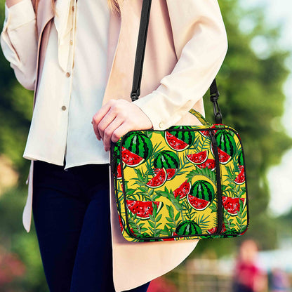 Leaf Watermelon Pieces Pattern Print Shoulder Strap Bible Bag