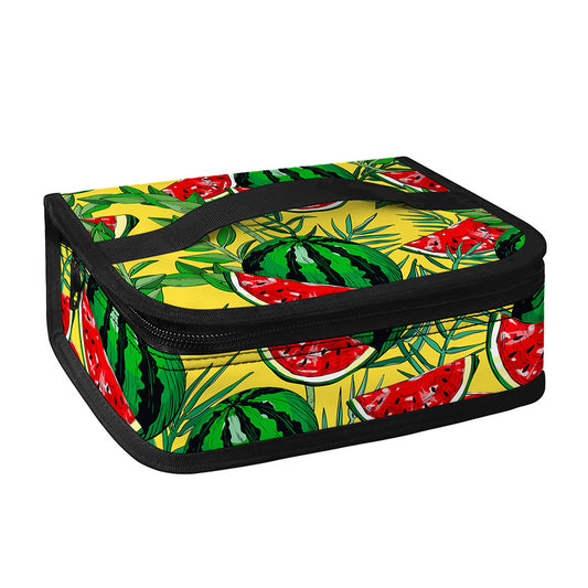 Leaf Watermelon Pieces Pattern Print Small Lunch Bag