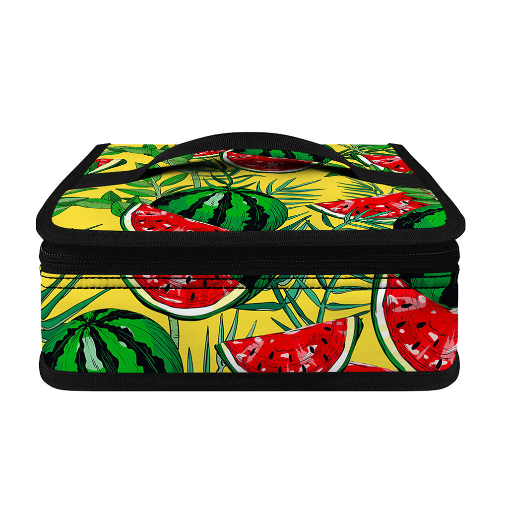 Leaf Watermelon Pieces Pattern Print Small Lunch Bag