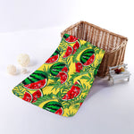 Leaf Watermelon Pieces Pattern Print Towel