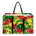 Leaf Watermelon Pieces Pattern Print Utility Tote Bag