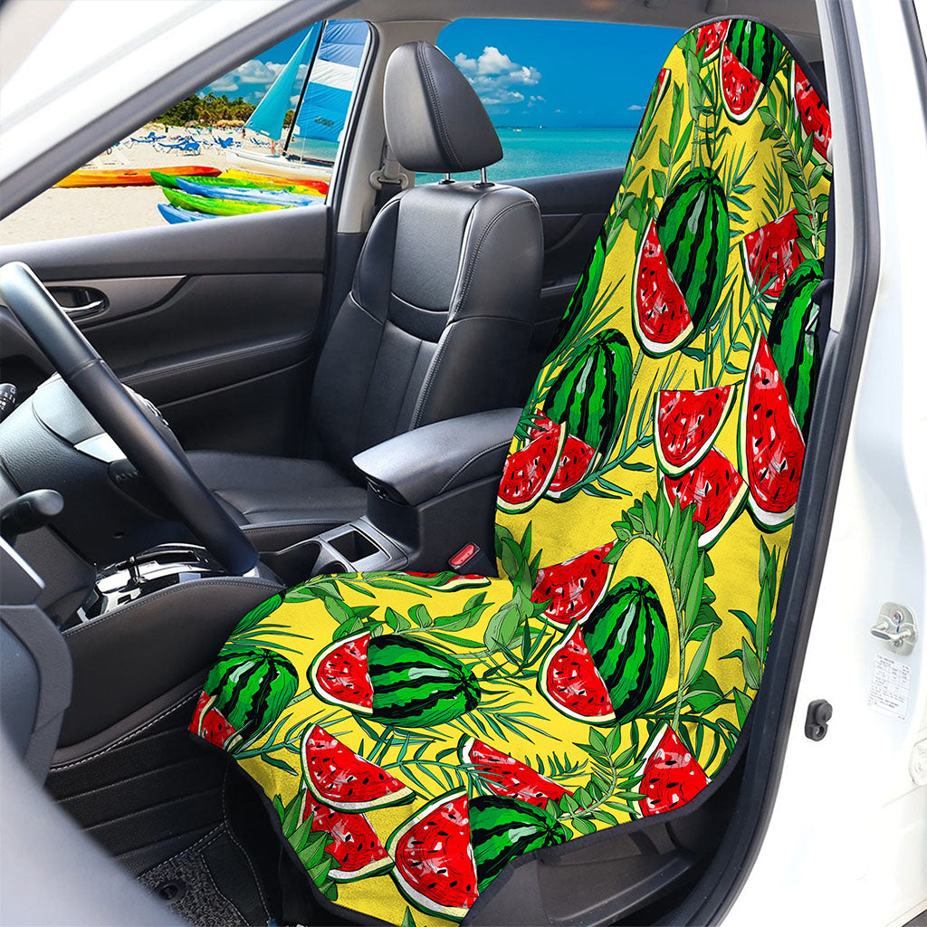 Leaf Watermelon Pieces Pattern Print Waterproof Car Seat Cover