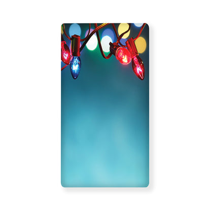 LED Christmas String Lights Print Baby Crib Sheet