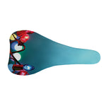 LED Christmas String Lights Print Bicycle Seat Cover