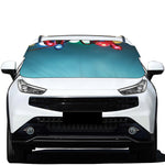 LED Christmas String Lights Print Car Windshield Snow Cover