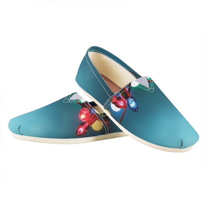 LED Christmas String Lights Print Casual Shoes