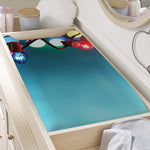 LED Christmas String Lights Print Changing Pad Cover