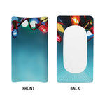 LED Christmas String Lights Print Changing Pad Cover