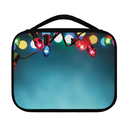 LED Christmas String Lights Print Classic Bible Case