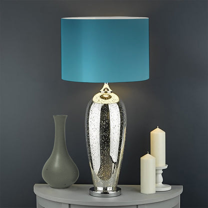LED Christmas String Lights Print Drum Lamp Shade