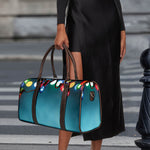 LED Christmas String Lights Print Duffle Bag