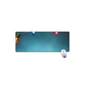 LED Christmas String Lights Print Extended Mouse Pad