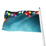 LED Christmas String Lights Print Flag