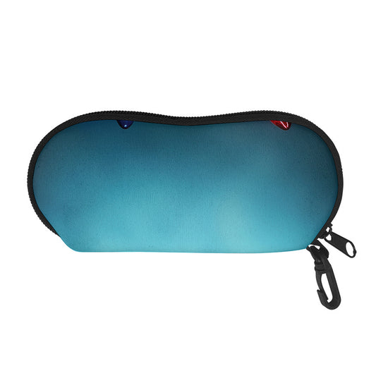 LED Christmas String Lights Print Glasses Case