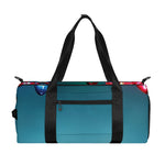LED Christmas String Lights Print Gym Bag