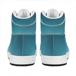 LED Christmas String Lights Print High Top Leather Sneakers