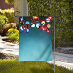LED Christmas String Lights Print House Flag
