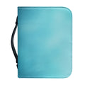 LED Christmas String Lights Print Leather Bible Cover