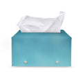LED Christmas String Lights Print Leather Tissue Box Cover