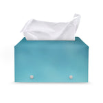 LED Christmas String Lights Print Leather Tissue Box Cover