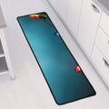 LED Christmas String Lights Print Long Kitchen Mat