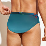 LED Christmas String Lights Print Men's Swim Briefs