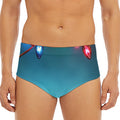 LED Christmas String Lights Print Men's Triangle Swim Briefs