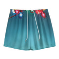 LED Christmas String Lights Print Mesh Shorts