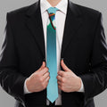 LED Christmas String Lights Print Necktie