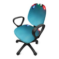 LED Christmas String Lights Print Office Chair Cover