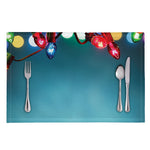 LED Christmas String Lights Print Placemat