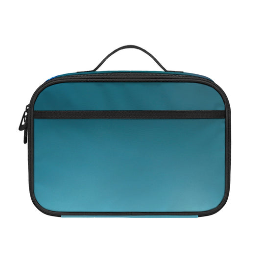 LED Christmas String Lights Print Portable Lunch Bag