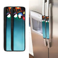 LED Christmas String Lights Print Refrigerator Handle Covers