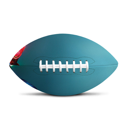 LED Christmas String Lights Print Rugby Ball